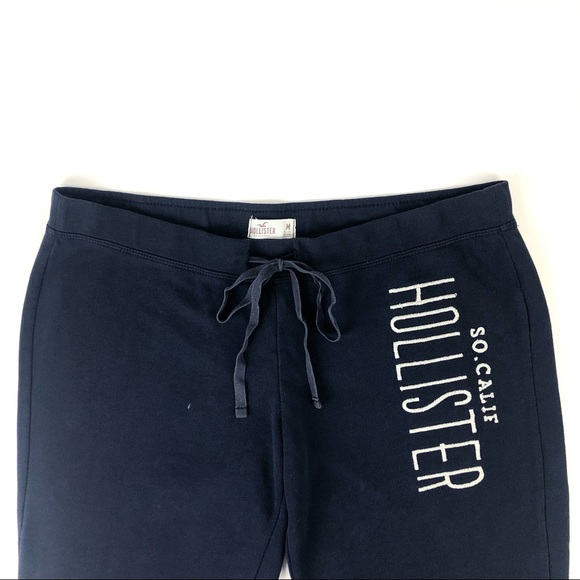 Hollister Co. Navy Logo Skinny Sweatpants - Picture 4 of 9